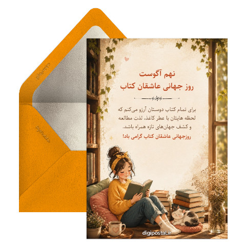تبریک روز عاشقان کتاب