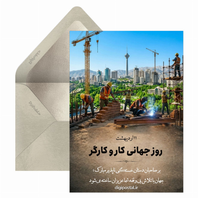 کارت پستال روز جهانی کارگر